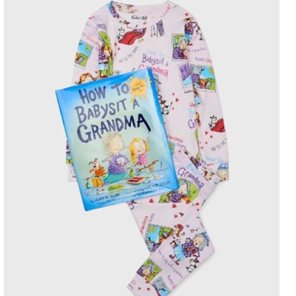 Books To Bed - Kids How to Babysit A Grandma Pajama Book Set-Size 8 - Picture 4 of 6